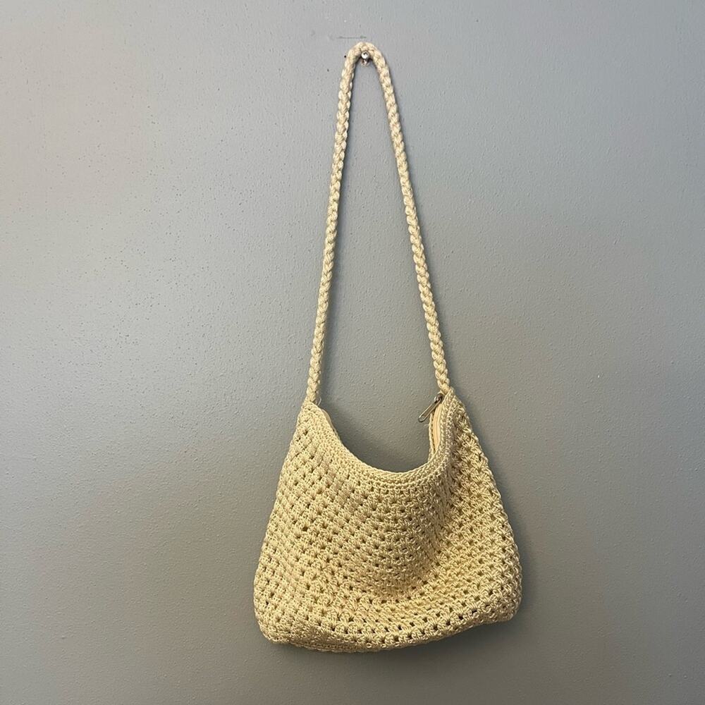 Lina Woven Shoulder Bag
